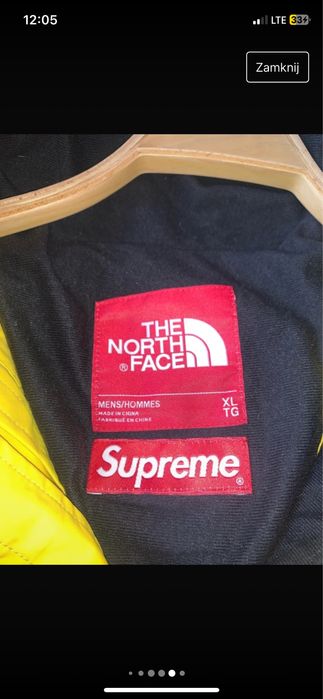 Supreme north face roz XL