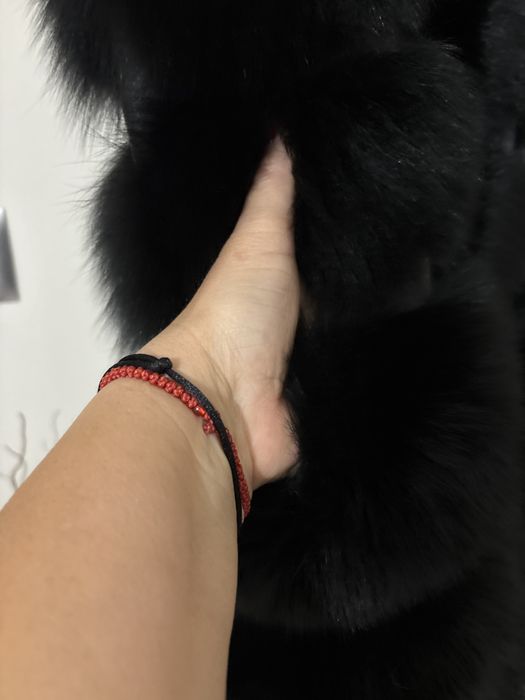 Kamizelka skora futerko