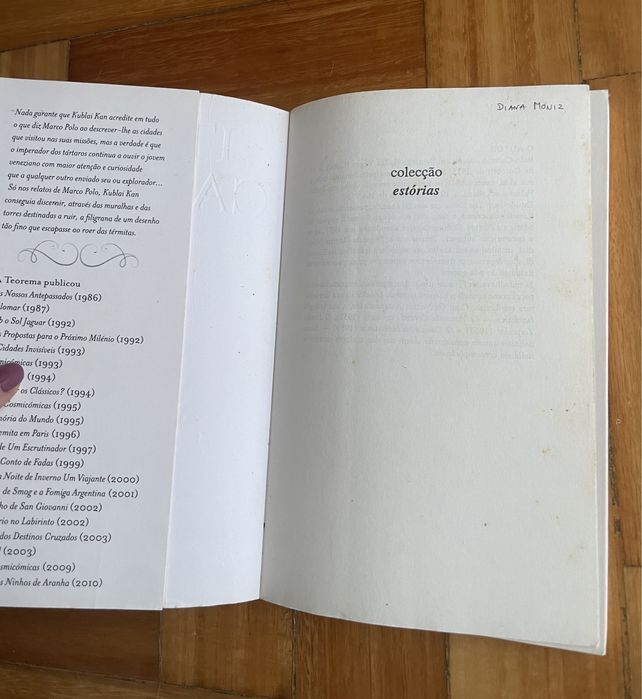 Livro as cidades invisíveis ítalo Calvino