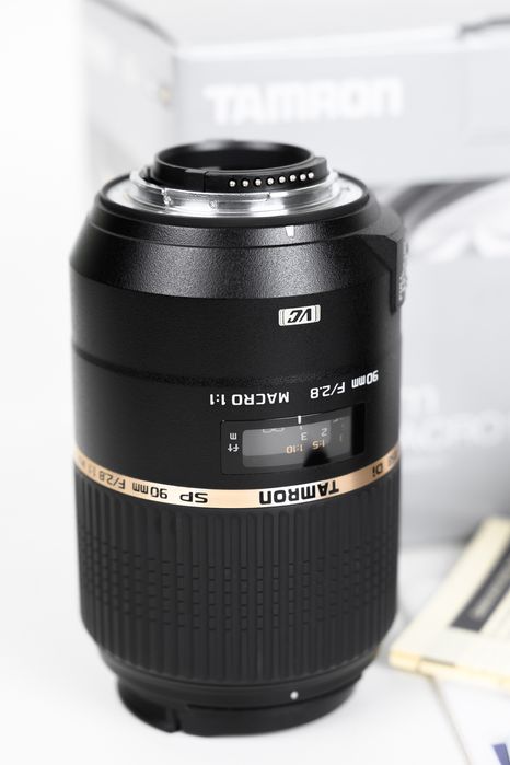 Макро объектив Tamron SP 90mm для nikon f2.8 1:1  macro VC USD Di made