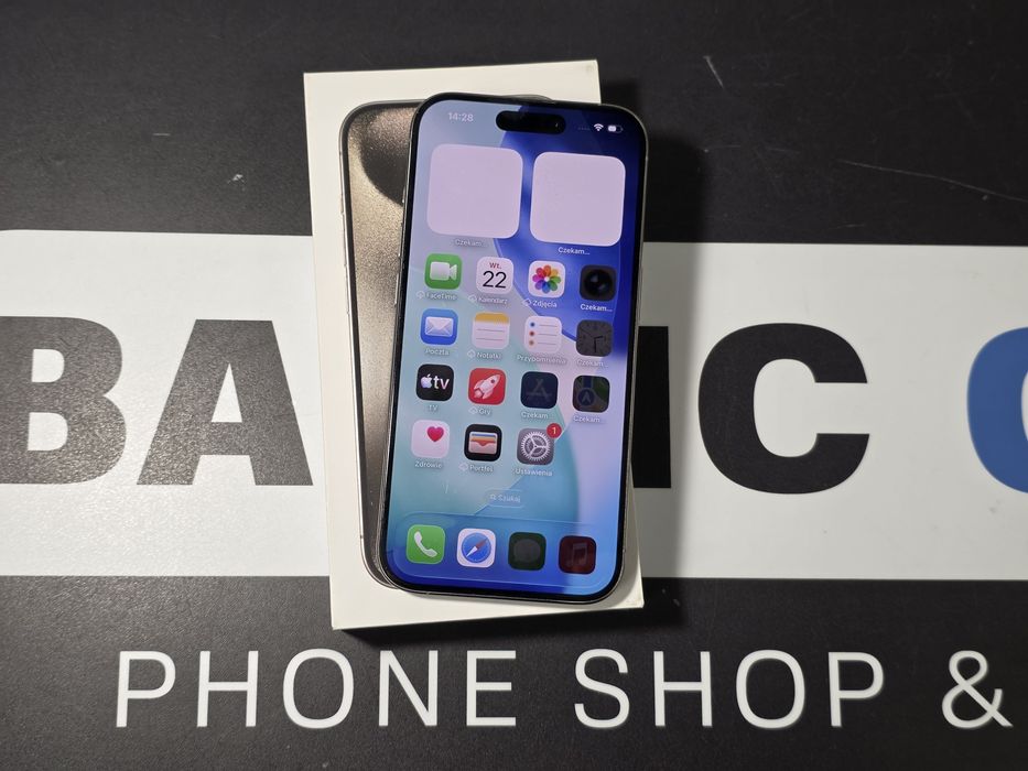 Sklep Apple Iphone 15 Pro 1Tb Natural bateria 83%