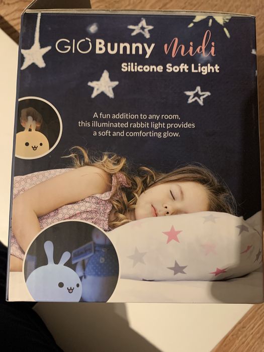 Lampa nocna dla dzieci królik