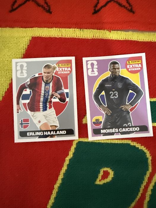 Extra sticker haaland prata