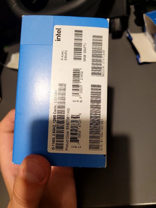Intel Core i5-11400 – BOX – kompletny zestaw – sprawny