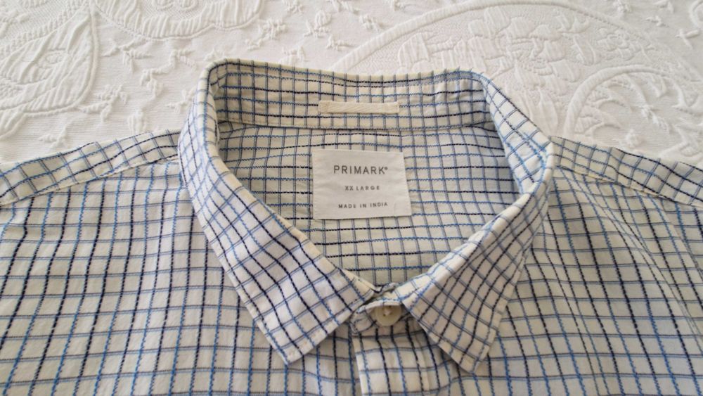 Camisa de Homem Primark XXL de manga comprida