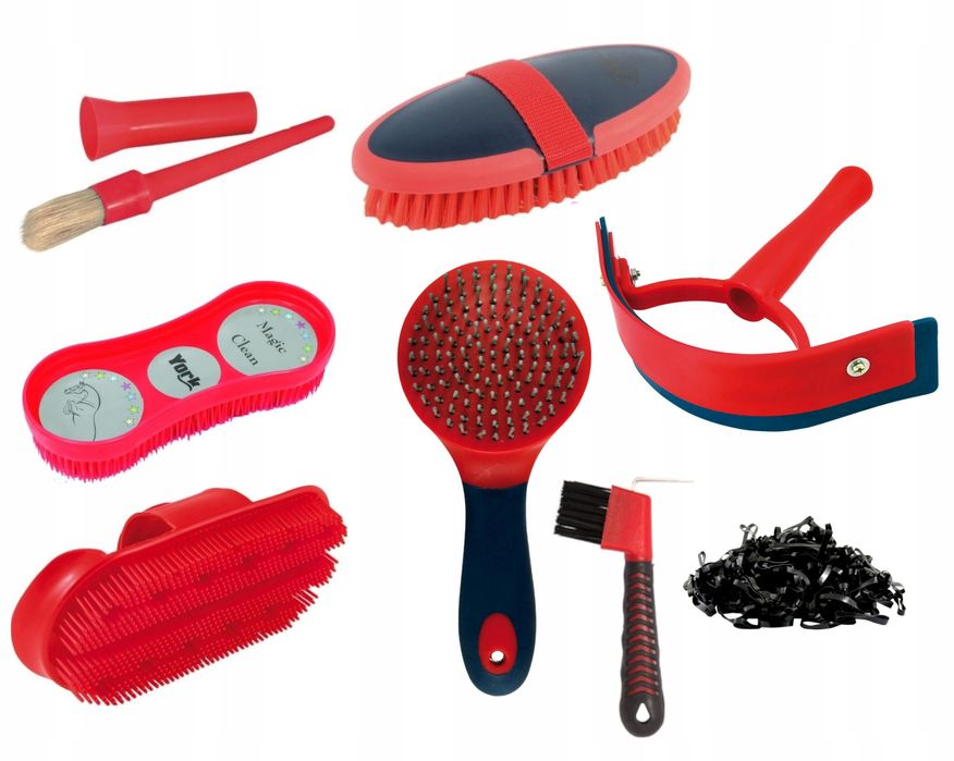 Zestaw szczotek dla KONIA KONI błękitny