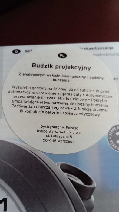 Budzik projekcyjny