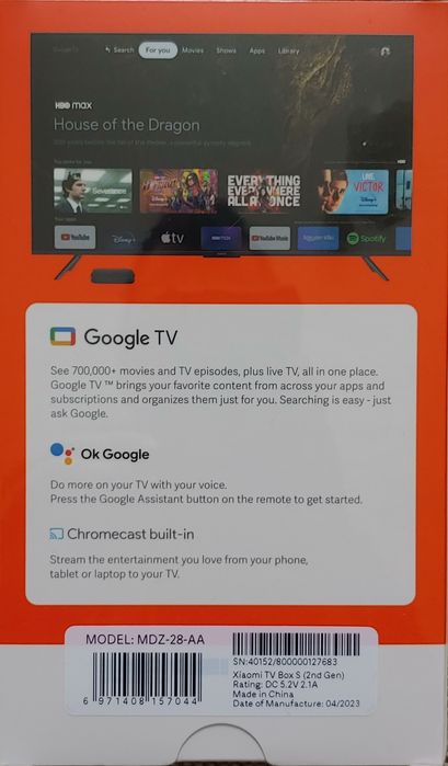 Xiaomi TV Box S 4K 2nd Gen и 3rd gen 4K