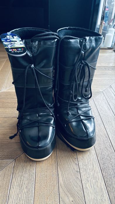 Moon Boot 39/40 czarno/czekoladowe