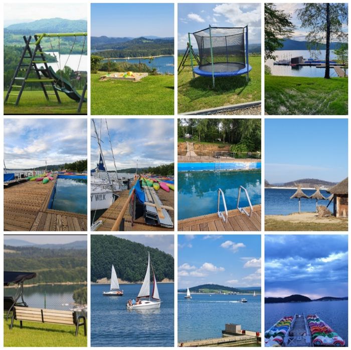 Noclegi/Solina/Domki ogrzewane i pokoje z klimatyzacją