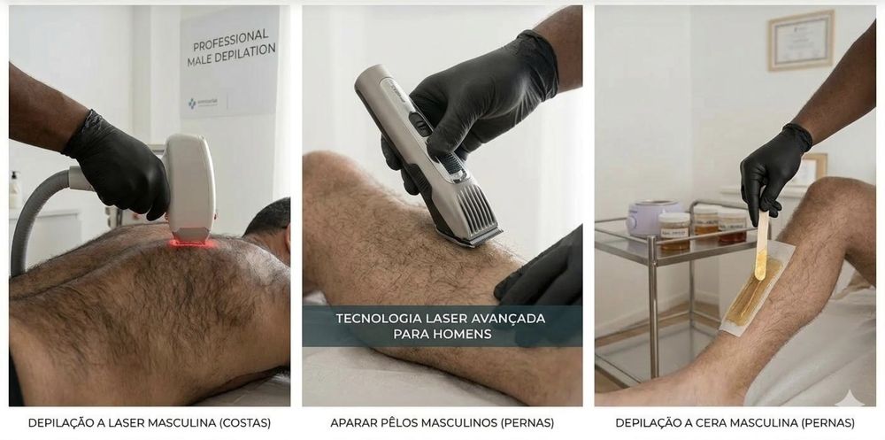 Depilação Masculina Profissional - Profissional masculino
