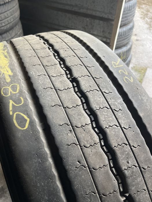 2x 385/65/22,5 Bridgestone Duravis R Steer 002 idealny stan 11,5mm