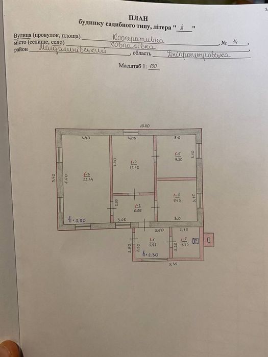 Продаж будинку в селі Ковпаківка