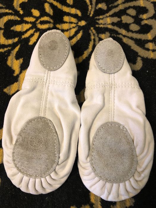 Балетки Danceme (чешки танцевальные) классика бел р.32(19см)