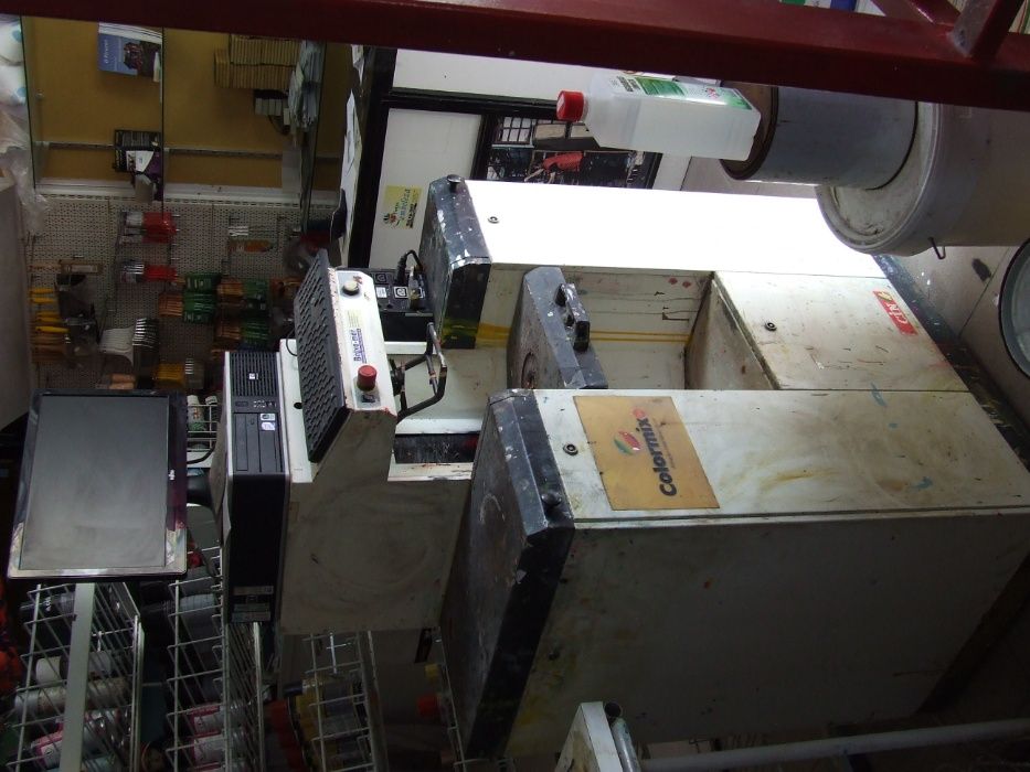 Maquina de afinar tintas
