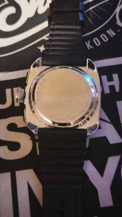 Relogio analog fossil