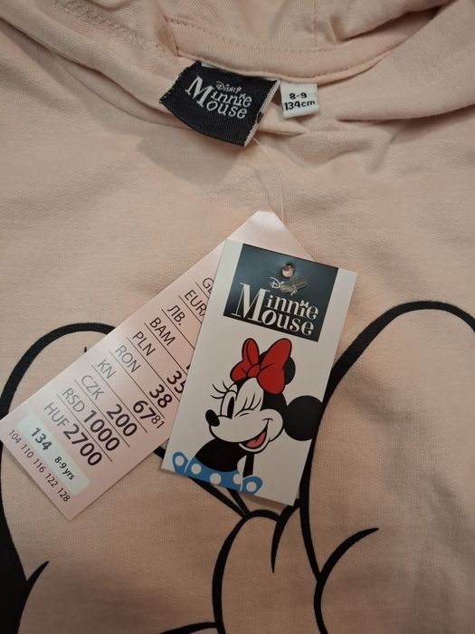 Свитшот, свитер, Минни Маус, 101 Долматинец. Disney. На флисе!!!