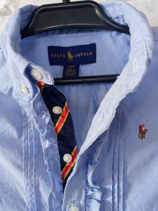 Koszula bluzka dziewczynka Ralph Lauren 4t rozm 104/110