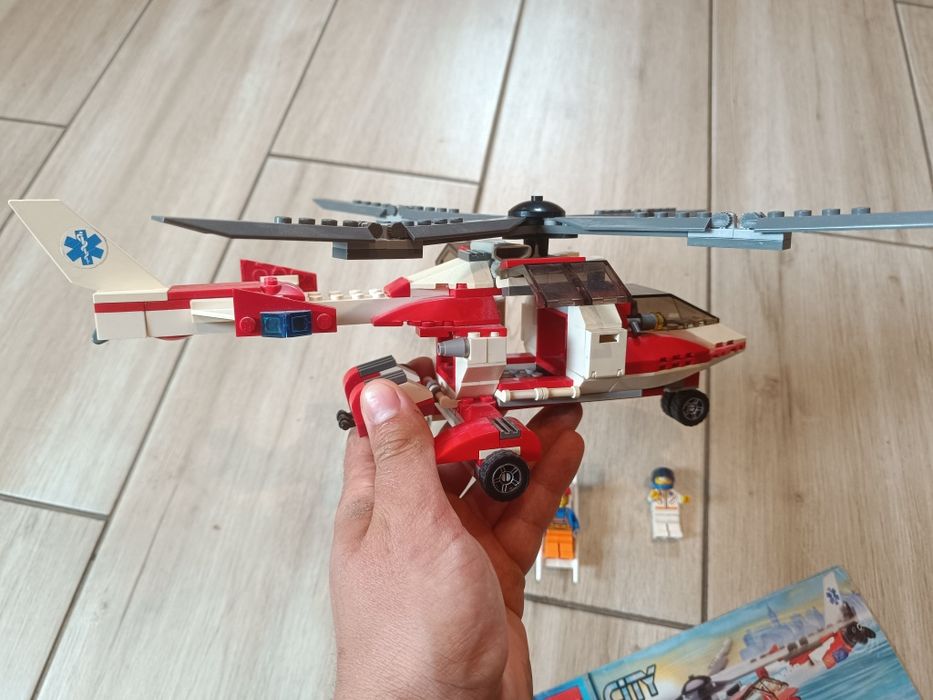 LEGO city helikopter pogotowia/karetka/Unikat/2006/7903/City