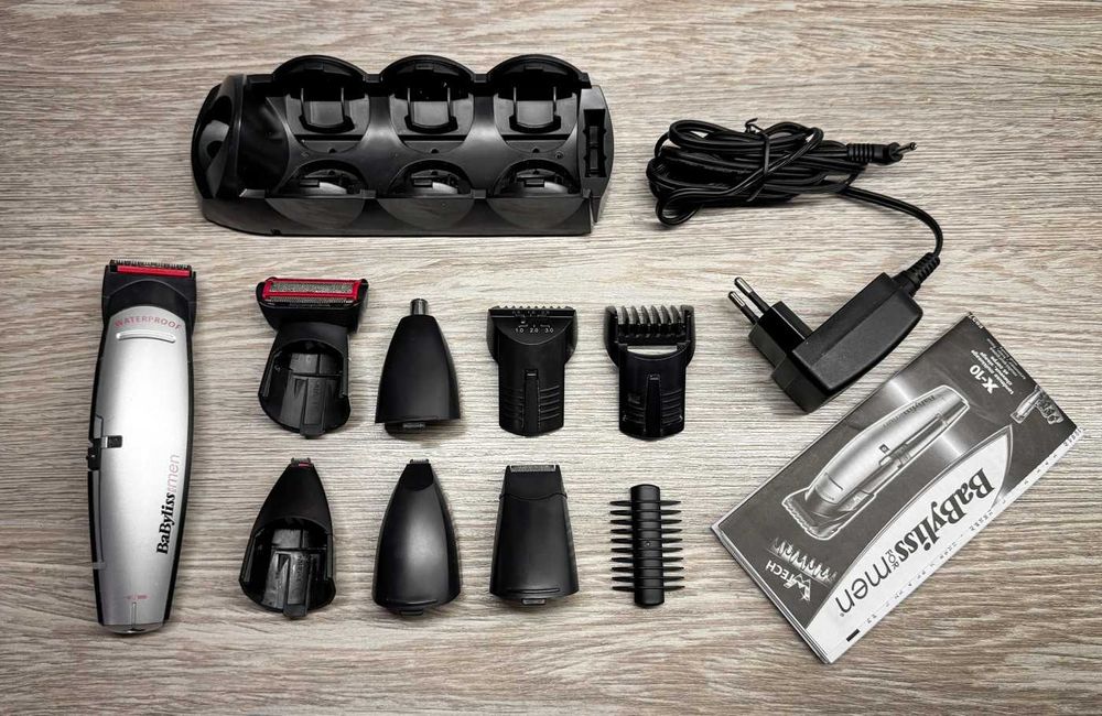 Trymer BABYLISS X-10 E835E + nasadki