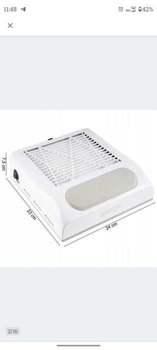 POCHŁANIACZ pyłu z paznokci