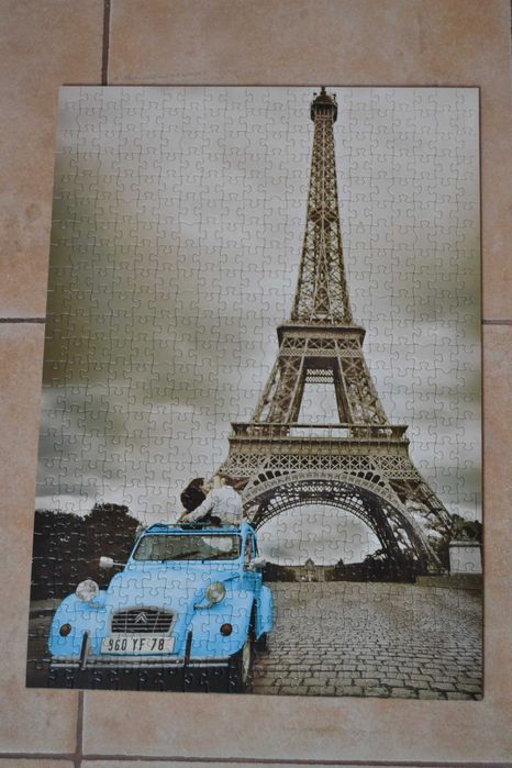 Vários puzzles 1000pcs montados