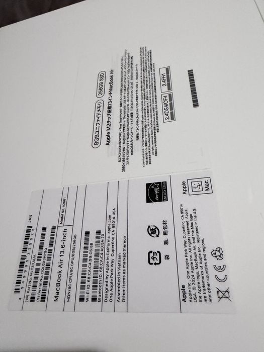 Macbook air м2. 256 idial