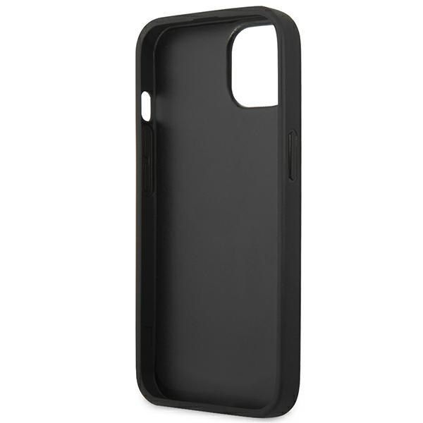 Guess GUHCP13SSA4GSBL iPhone 13 mini 5,4" niebieski/blue hardcase Saffiano 4G Metal Logo