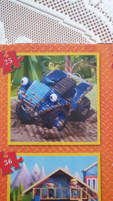 Puzzle Bob Budowniczy 4 obrazki
