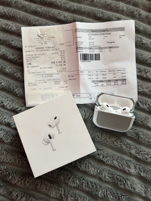 AirPods Pro 2 (USB C) MediaExpert dowód zakupu