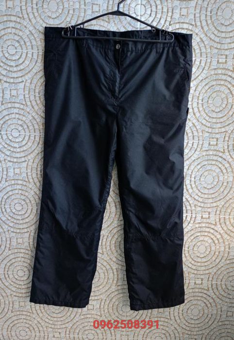 Штани чоловічі утеплені лижні чорного кольору, бренд CRANE Large.