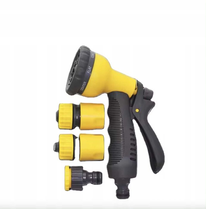 Pistolet do węża ogrodowego zestaw złączek ogrodowych 8 funkcji