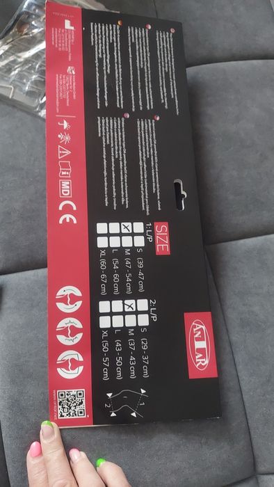 Orteza na lewe kolano