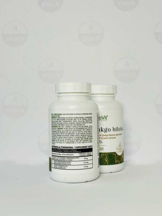 OstroVit Ginkgo Biloba (60 капсул.) - гинкго билоба, витамины минералы