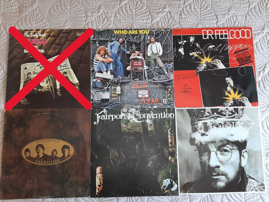Beatles – The Who - Fairport Convention – Dr. Feelgood – Elvis Costello – Vinil LP