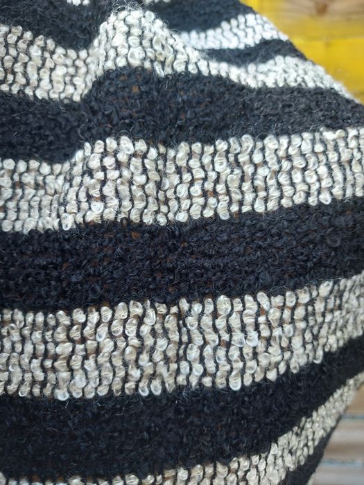 Szalik zimowy w paski męski