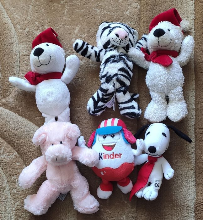 Kinder, Кіндер, Мягкая Киндер, Іграшки м'які з наборів Кіндер, Кин