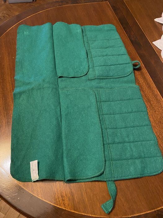 5 Embalagens de feltro para faqueiro de 12 peças