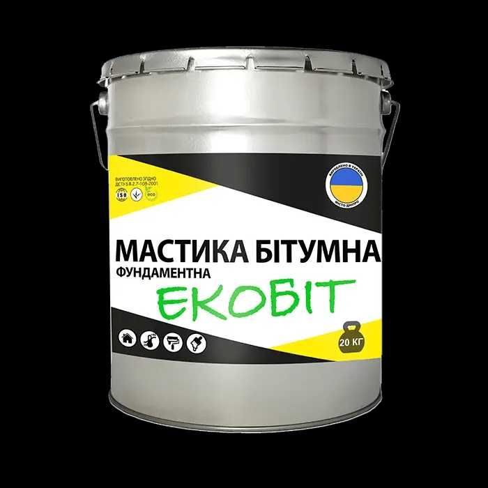 Мастика битумная фундаментная 20кг ЕКОБІТ