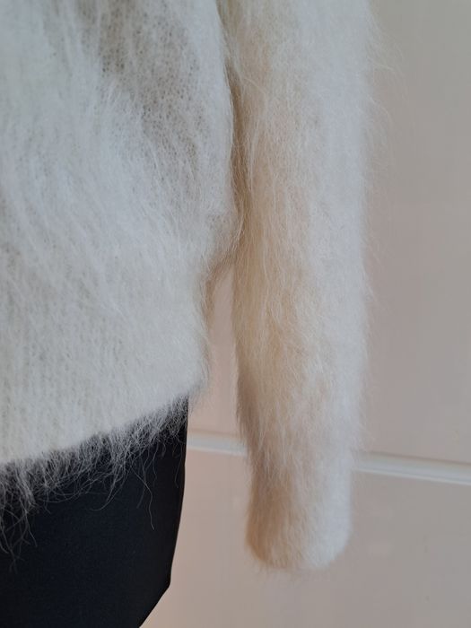 Sweter śmietankowy baby alpaka 60% 42 44