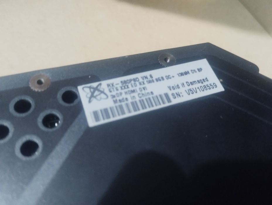 Відеокарта rx 580