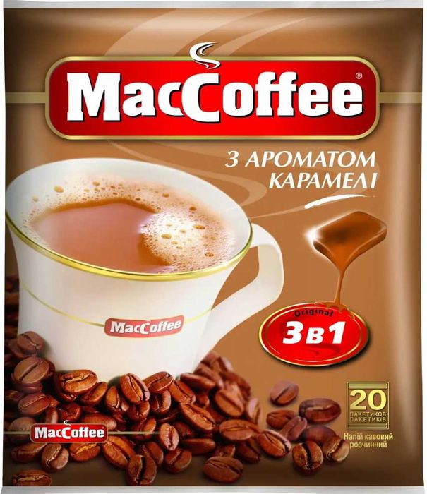 MacCoffee 3в1 Original, Nescafe Gold, Ambassador, Чорна Карта, Jacob’s