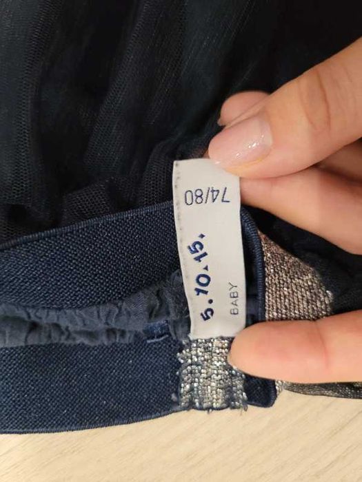 Granatowa spódniczka 5.10.15 r. 74-80