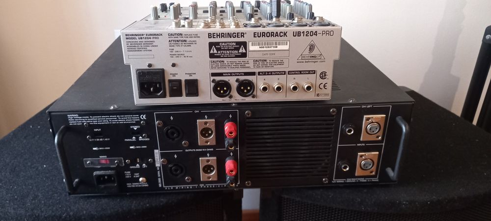 Aparelhagem Sistema de som profissional PA