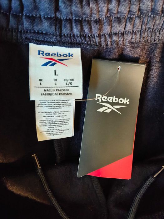 nowe szorty Reebok męskie L - vector navy, z metkami