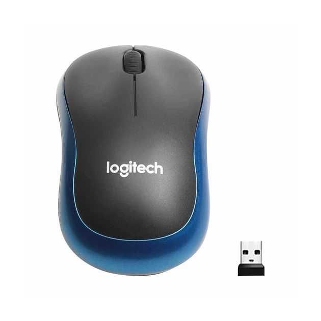 Миша Logitech M185 Wireless Blue