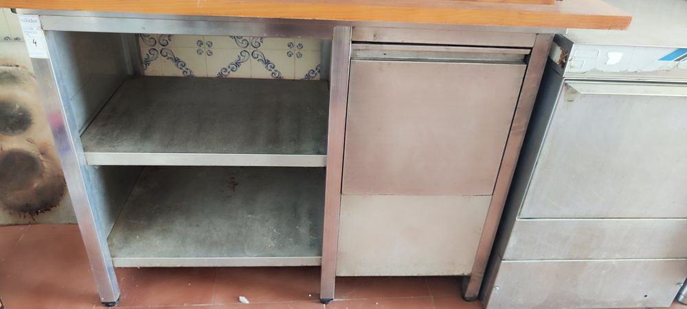 Bancada com bate borras