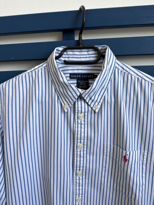 Ralph Lauren women’s shirt cotton striped logo casual