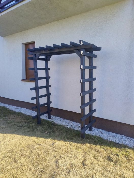 Mocna Pergola Pomalowana duża Przejście NOWA  80x190x210 wysoka