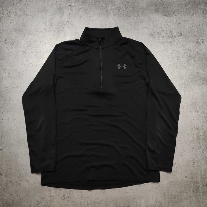 MĘSKA Bluza Sportowa Lekka PREMIUM Thermal Siłownia Under Armour Logo